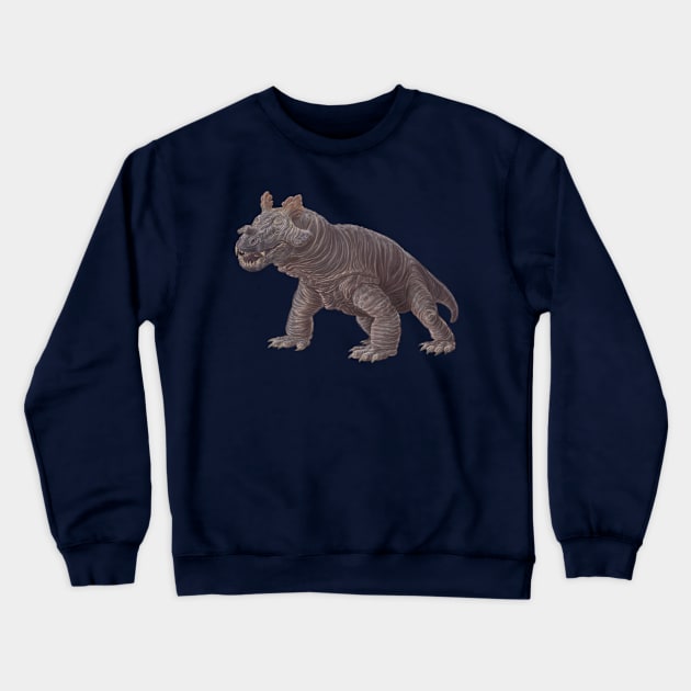 Estemmenosuchus mirabilis Crewneck Sweatshirt by CoffeeBlack